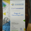 Сертификат Сайфутдинова Станислава Сертификат Сайфутдинова Станислава